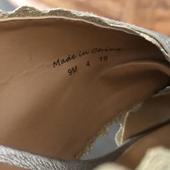 JACK ROGERS BLOCK HEELED MULE SIZE 9 - Picture 8 of 8